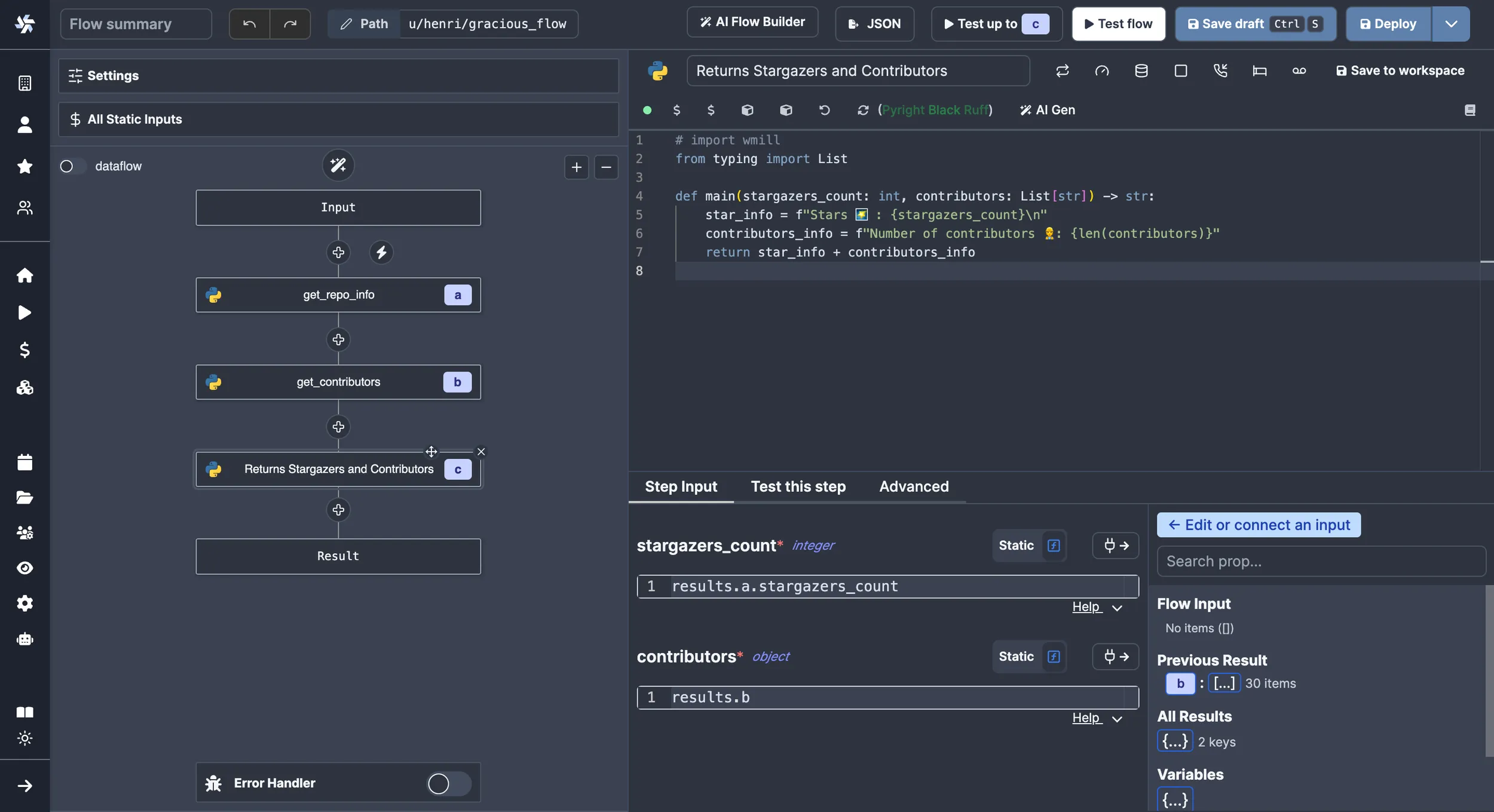 Windmill flow Windmill flow