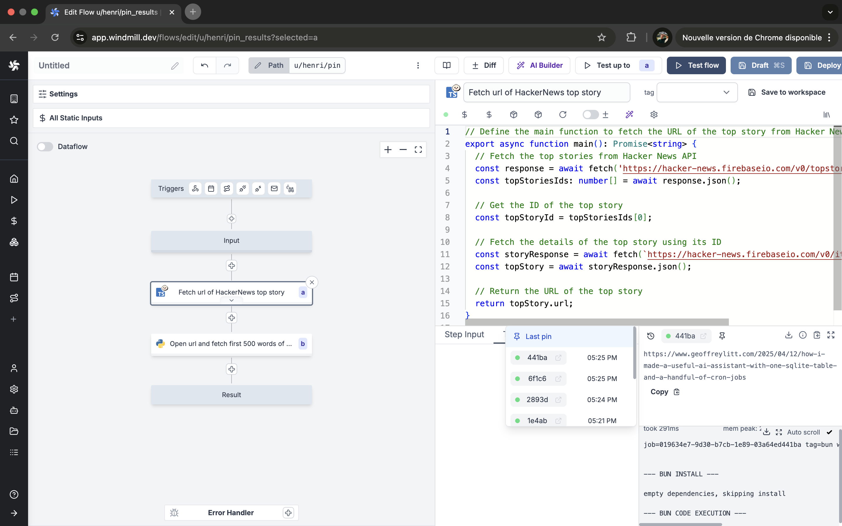 Test this step Test this step